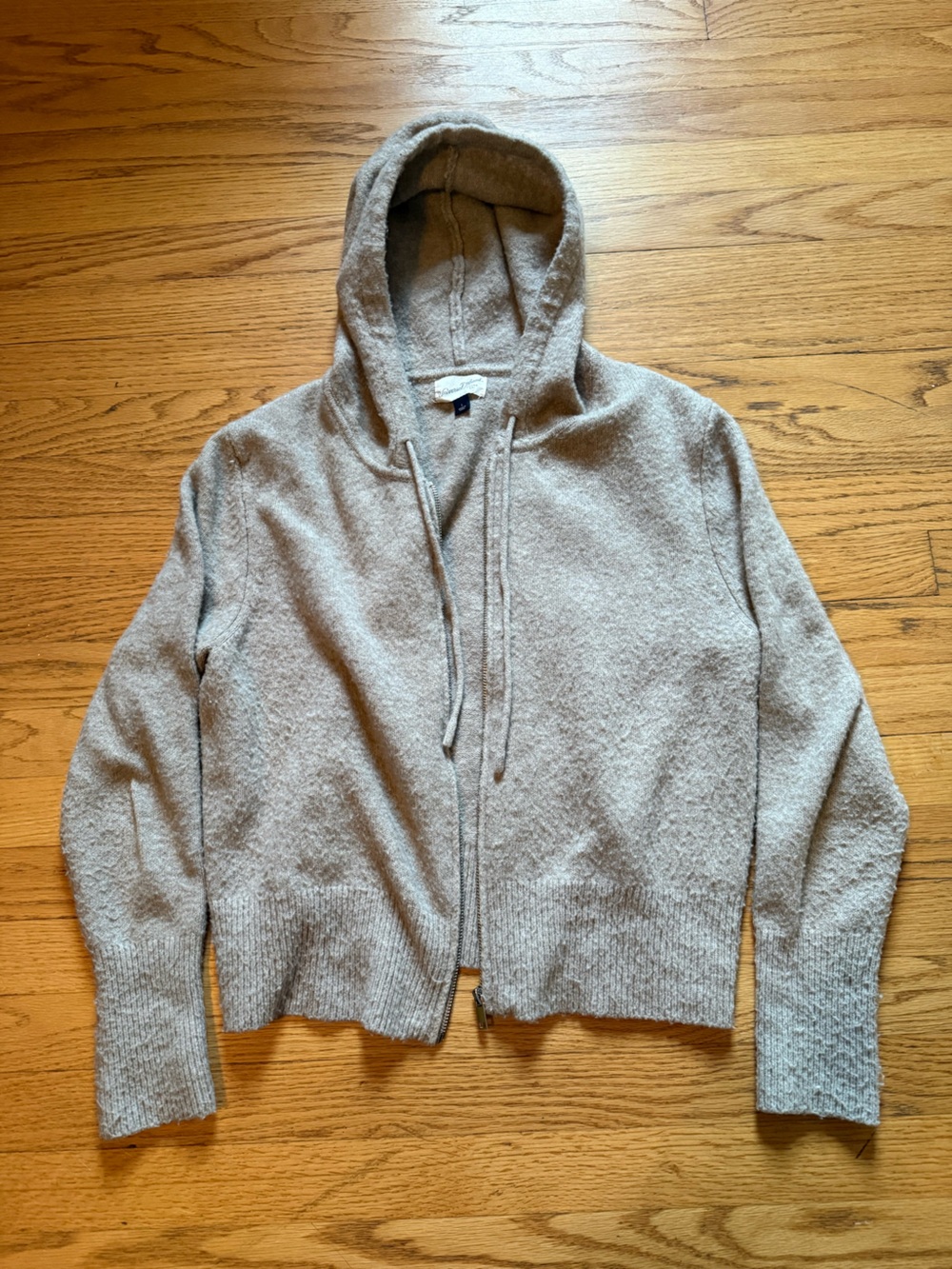 Universal Thread Men's Light Gray Zip-Up Hoodie Sweater